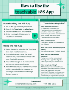 Clickable thumbnail image of PDF titled 'How to use the teachable ios app'